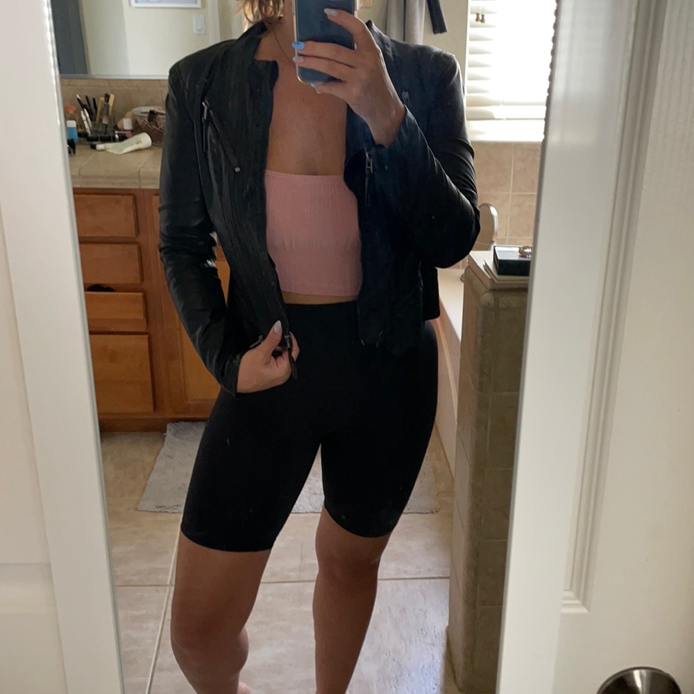 Blanknyc leather jacket size M
